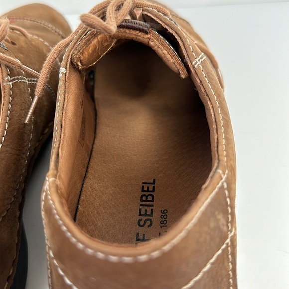 Josef Seibel Fergey 20 Brown Nubuck Leather Sneaker Shoe Size 40 - Picture 12 of 16